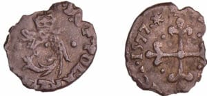 Henri III (1574-1589) - Liard du Dauphiné - 2ème type - 1577 Grenoble