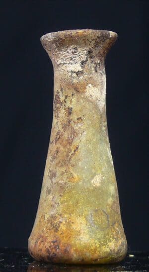 Romain - Balsamaire en verre irisé - 100 / 300 ap. J.-C.