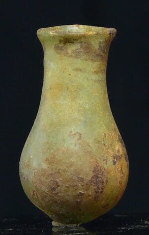 Romain - Balsamaire en verre irisé - 100 / 300 ap. J.-C.