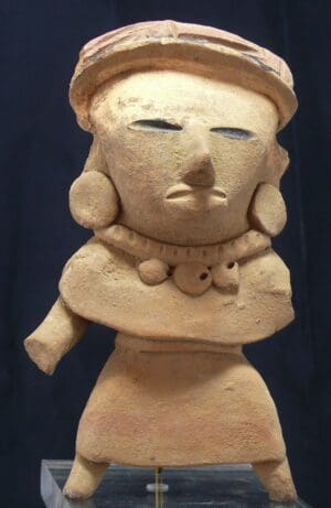 Maya - Mexique - Veracruz - Culture Remojadas - Statuette en terre cuite - 450 / 650 ap. J.-C.