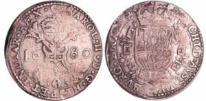 Pays-Bas - Charles II (1665-1700) - Patagon 1680 (Anvers, Antwerpen)