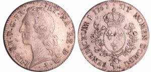 Louis XV (1715-1774) - Ecu de Béarn au bandeau - 1767 (Pau)
