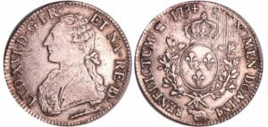 Louis XVI (1774-1792) - Ecu de Béarn aux branches d’olivier - 1784 (Pau)