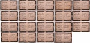 Lot de 19 Assignats de 125 Livres, création du 7 vendemiaire An II (28 septembre 1793)