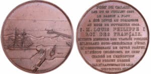 Louis-Philippe Ier (1830-1848) - Médaille - Livraison du port de Calais 1857
