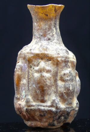 Romain - Flacon en verre irisé - 100 / 200 ap. J.-C.