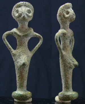Hittite - Idole de la fécondité en bronze - 2000 / 1000 av. J.-C.