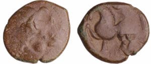Celtes de l'est - Pannonie - Tétradrachme, Type de Kugelwange (1er siècle av. J.-C.)