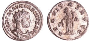 Carin - Aurélianus (283-284, Lyon) - La Pudeur
