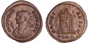 Probus - Aurélianus (277-280, Rome) - Temple