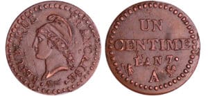 Directoire (1795-1799) - 1 centime Dupré An 7 A (Paris)