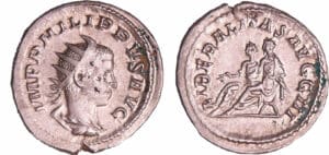Philippe II - Antoninien (247, Rome) - La Paix