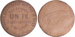 Siège de Langres 1870 - 1 franc en carton