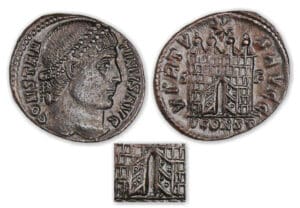 Constantin 1er - Nummus (328, Arles)