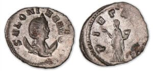 Salonine - Antoninien (260-262, Rome) La Piété
