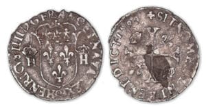 Henri IV - Douzain 1594 (Clermont en Auverge)
