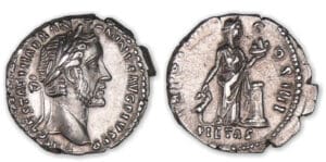 Antonin le Pieux - Denier (151, Rome) La Piété 