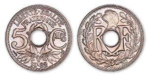 5 centimes Lindauer petit module 1922