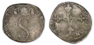 Comtat venaissin -  Sixte V - Six blanc 1588 (Avignon)