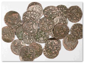Dombes - Marie de Montpensier - Lot de 24 liards (Trévoux)
