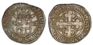 Savoie - Emmanuel Philibert - Gros d'argent 1558