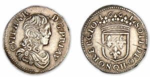 Principauté d'Orange - Guillaume-Henri de Nassau 1/12 d'écu 1661 (Orange)