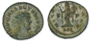Allectus - Antoninien (295-296, Londres) L'Allégresse