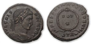 Crispus - Nummus (323-324, Trèves) Couronne