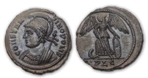 Constantin 1er - Nummus CONSTANTINOPLE (330-333, Lyon) Victoire