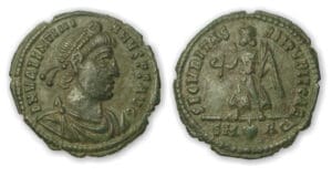 Valentinien 1er - Demi-maiorina (367-375, Rome) La Victoire