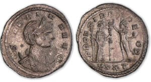 Séverine - Aurélianus (274-275, Ticinum) La Foi.