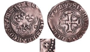 Louis XI (1461-1483) - Blanc au soleil de Provence - Perpignan