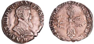 Henri IV (1589-1610) - Quart de franc - 1604 M (Toulouse)