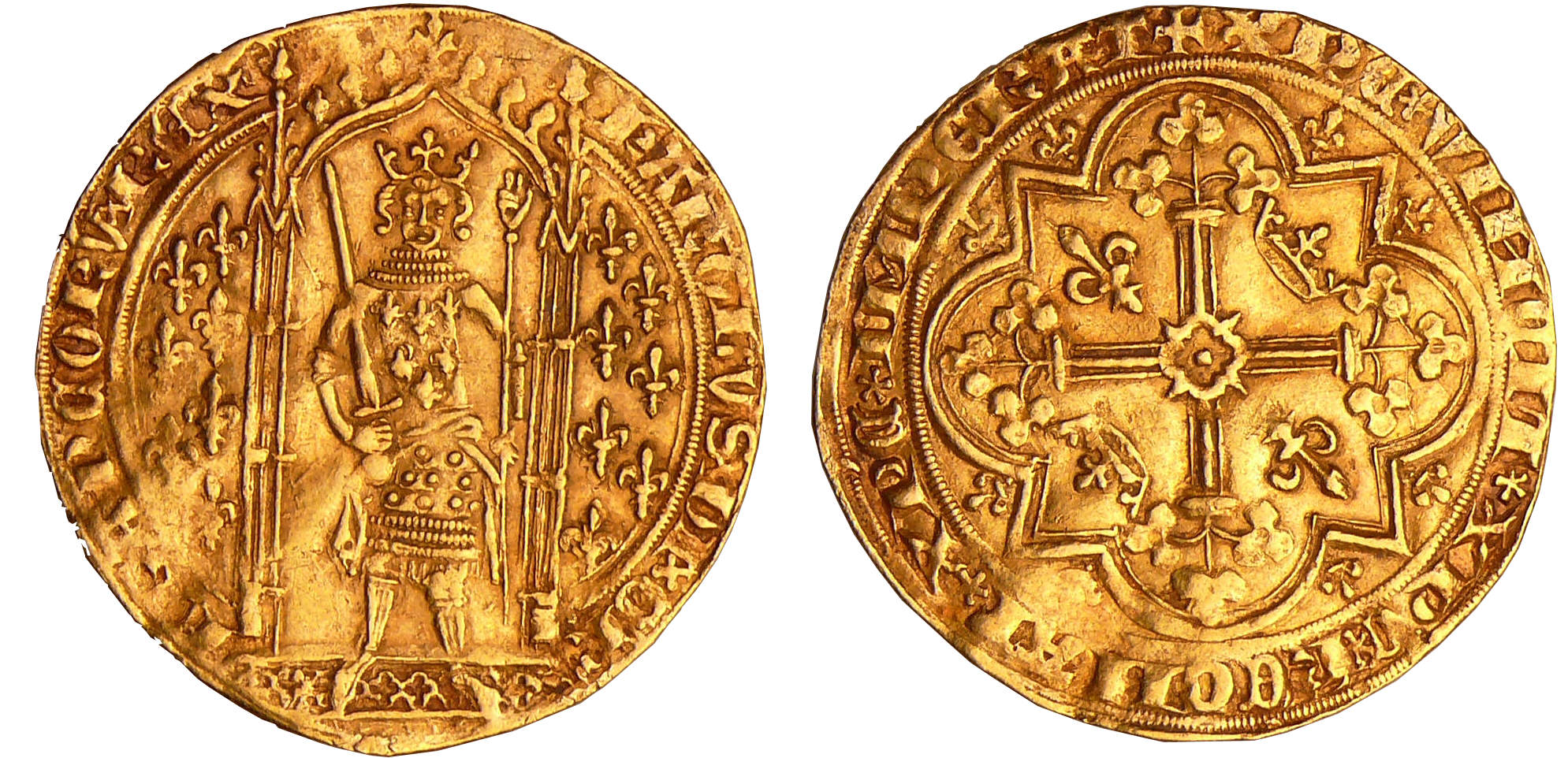 Charles V (1364-1380) - Franc à pied (20 avril 1365) Charles V (1364-1380) - Franc à pied (20 avril 1365)