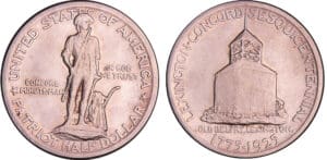 Etats-Unis - Half Dollar commémorative 1925, Lexington-Concord Sesquicentennial