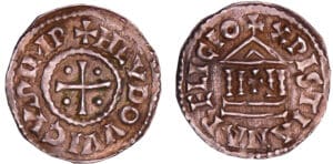 Louis 1er Le Pieux (814-840) - Denier au temple