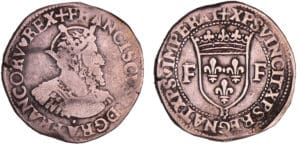 François 1er (1515-1547) - Teston - 13ème type - B (Rouen)