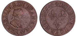 Henri IV (1589-1610) - Double tournois - 1606 A (Paris)