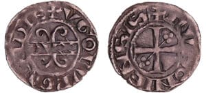 Bourgogne - Hugues IV - Denier (Dijon)