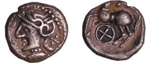 Lingons - Denier KALETEDOY (80-50 av. J.-C.)