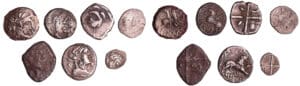 Celtique - Lot de 7 monnaies en argent