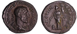 Maximin 1er - Denier (238, Rome) - La Providence