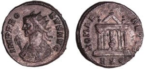 Probus - Aurélianus (277-280, Rome) - Temple
