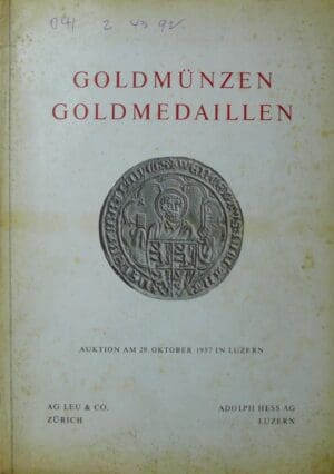 Lot de 10 catalogues anciens de la Maison Adolph Hess AG. Luzern