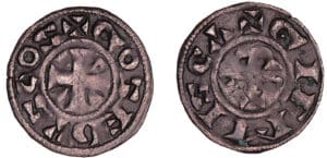 Berri - Comté de Gien - Geoffroi II - Denier