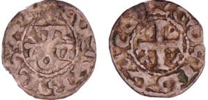 Comté d'Anjou - Geoffroi II - Obole