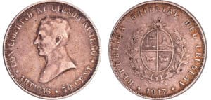 Uruguay - 50 centesimos 1917