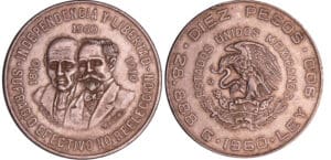 Mexique - 10 Pesos 1960 (Mexico)