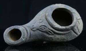 Phénicie - Proche Orient - Lampe à huile "Zébu" - 400 av