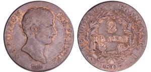 France - Napoléon 1er (1804-1814) - 2 francs empereur 1807 I (Limoges)